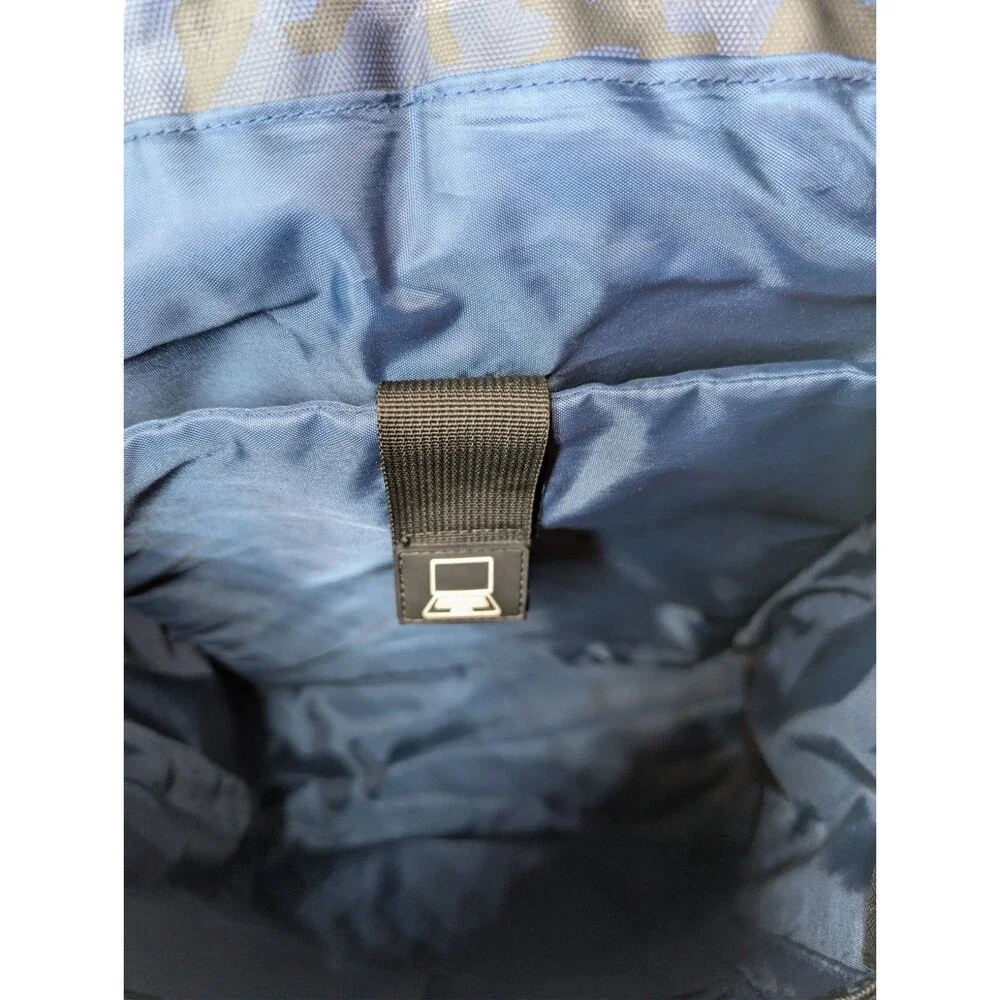 Duchamp London Laptop Backpack Rucksack Blue/Gray Camouflage